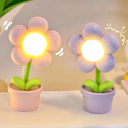 Petite lampe de table en forme de fleur – Une touche florale pour votre décoration