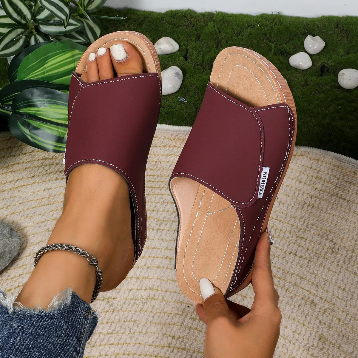 Sandales Femme Ergonomiques, Confortables & Antidérapantes