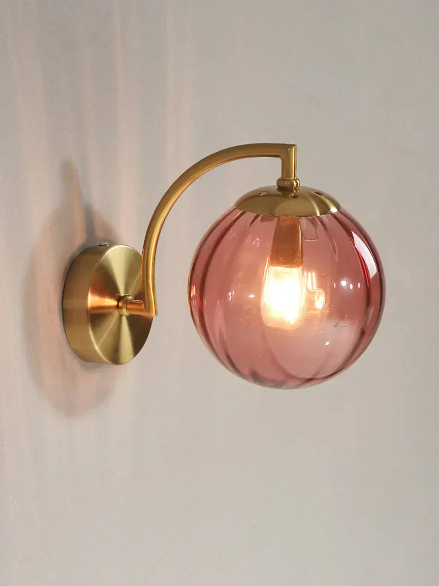 Applique murale LED en verre – Éclairage raffiné et décoratif pour une décoration maison moderne et lumineuse