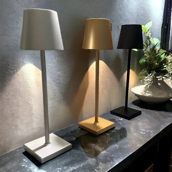 Lampe de Table Rechargeable Filaire Multifonctionnelle – Éclairage Élégant et Pratique