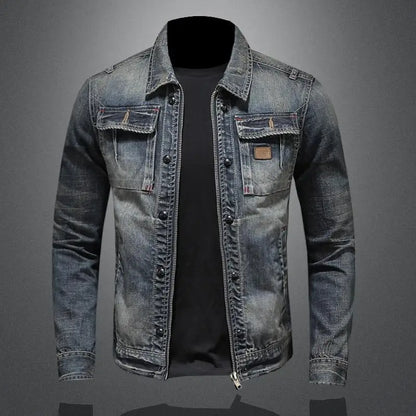 Men’s Classic Zip Denim Jacket