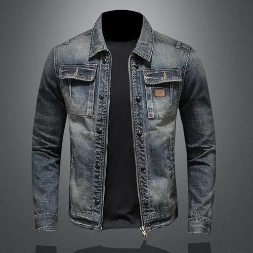 Men’s Classic Zip Denim Jacket