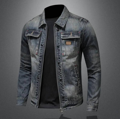 Men’s Classic Zip Denim Jacket
