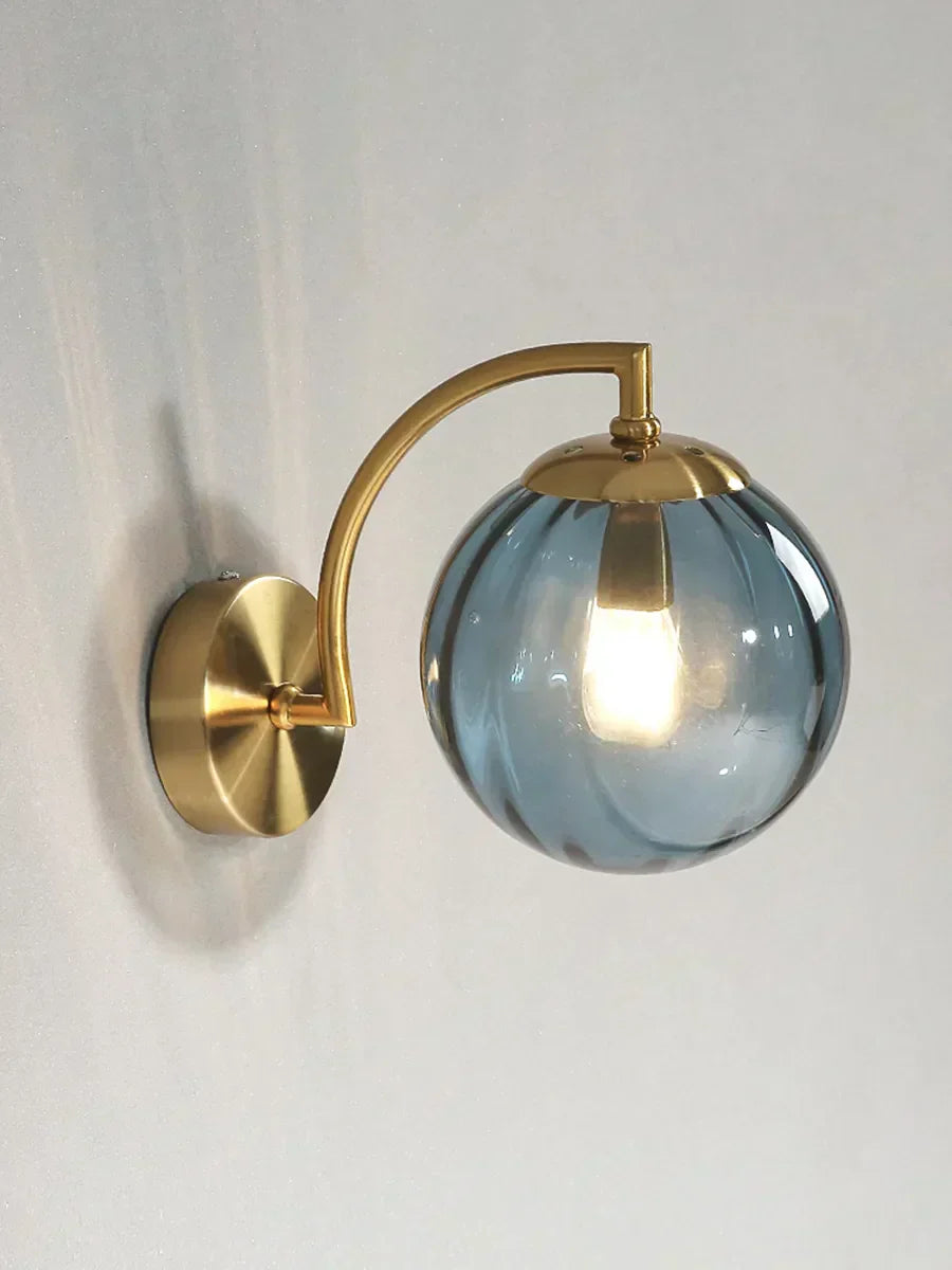Applique murale LED en verre – Éclairage raffiné et décoratif pour une décoration maison moderne et lumineuse