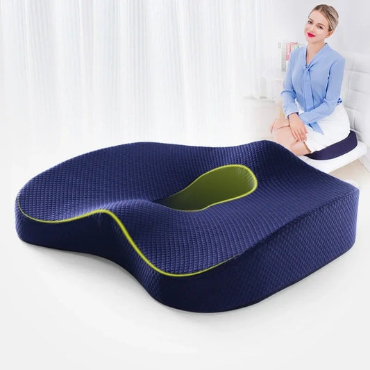 Coussin d’Assise Orthopédique pour Soutien Lombaire – Soulagement Instantané pour le Dos et les Lombaires