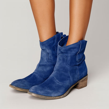 Bottes Cozy Chic en Daim – Élégance et Confort au Quotidien