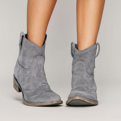 Bottes Cozy Chic en Daim – Élégance et Confort au Quotidien
