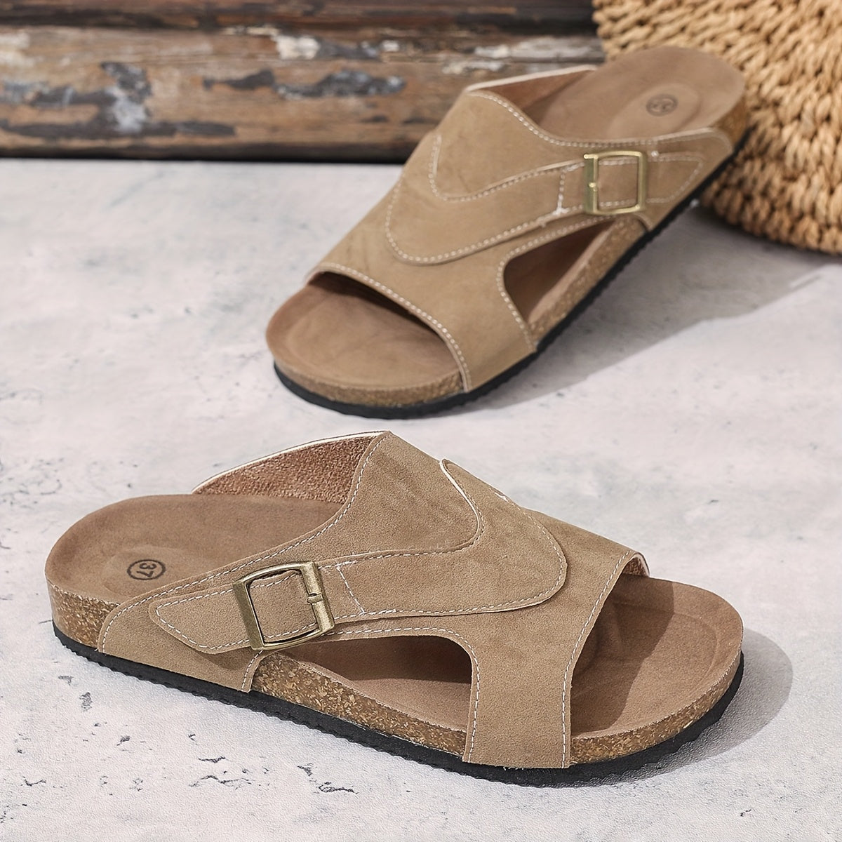Sandales Femme Antidérapantes Sans Brides, Élégantes et Confortables