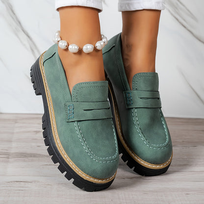 Mocassins Vintage pour Femmes – Élégance Décontractée et Confort Optimal