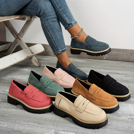 Mocassins Vintage pour Femmes – Élégance Décontractée et Confort Optimal