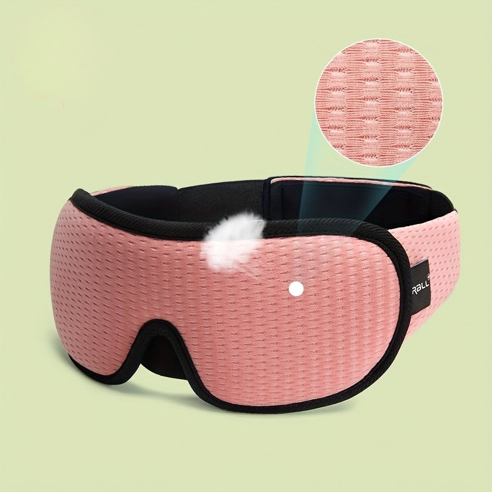 Masque de Sommeil 3D Ultime Sorallure - Obscurité Totale, Tissu Hypoallergénique, Sans Phtalates