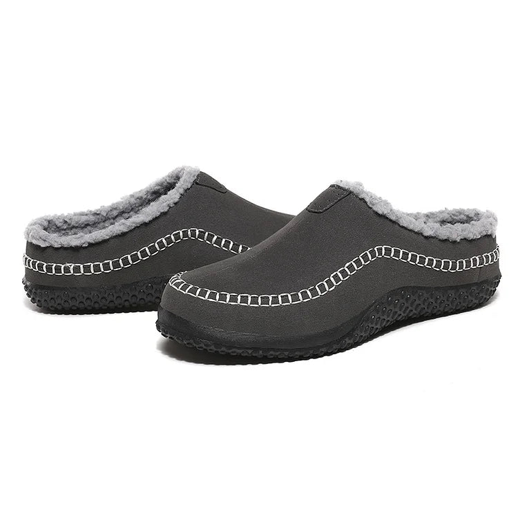 Chaussons Orthopédiques d’Hiver – Confort Pieds Nus avec Soutien Premium de la Voûte Plantaire