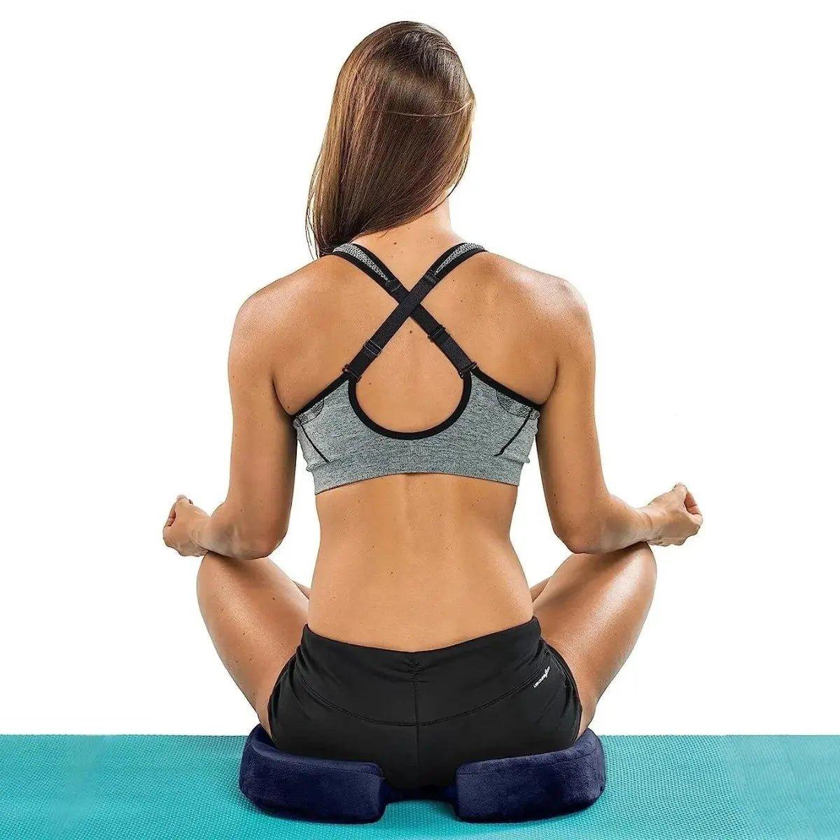 Coussin Coccyx à Mémoire de Forme avec Gel : Soutien Ergonomique pour Bureau, Voiture ou Maison