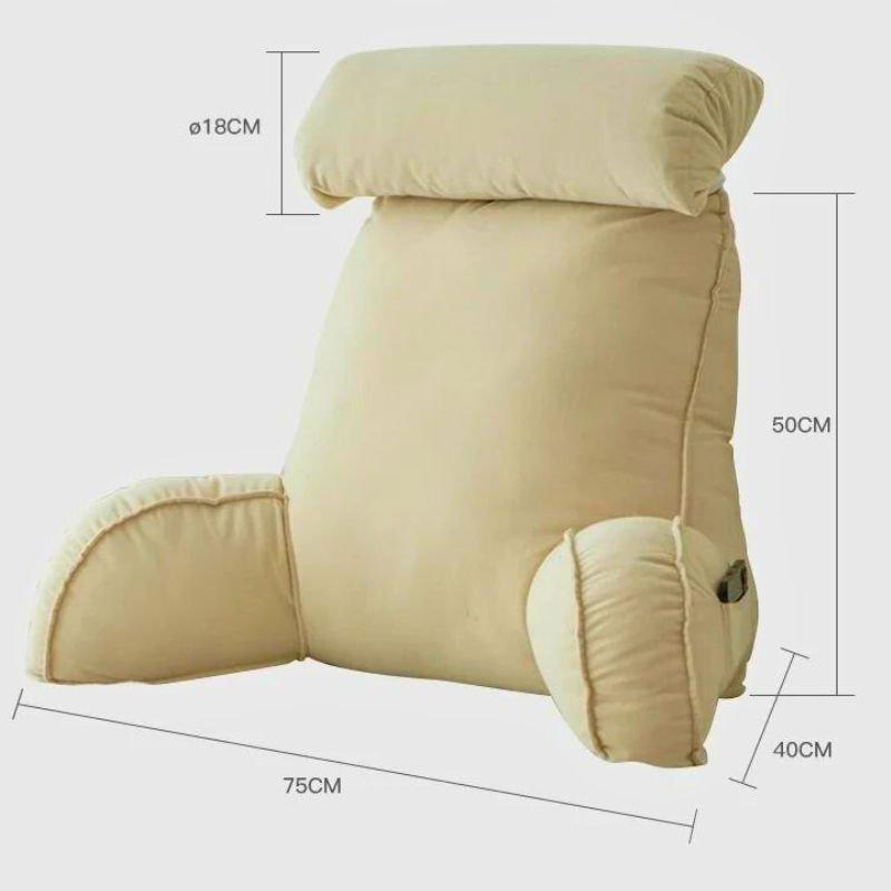 Coussin de Lecture de Lit avec Support - Confort Ergonomique pour Vos Moments Détente