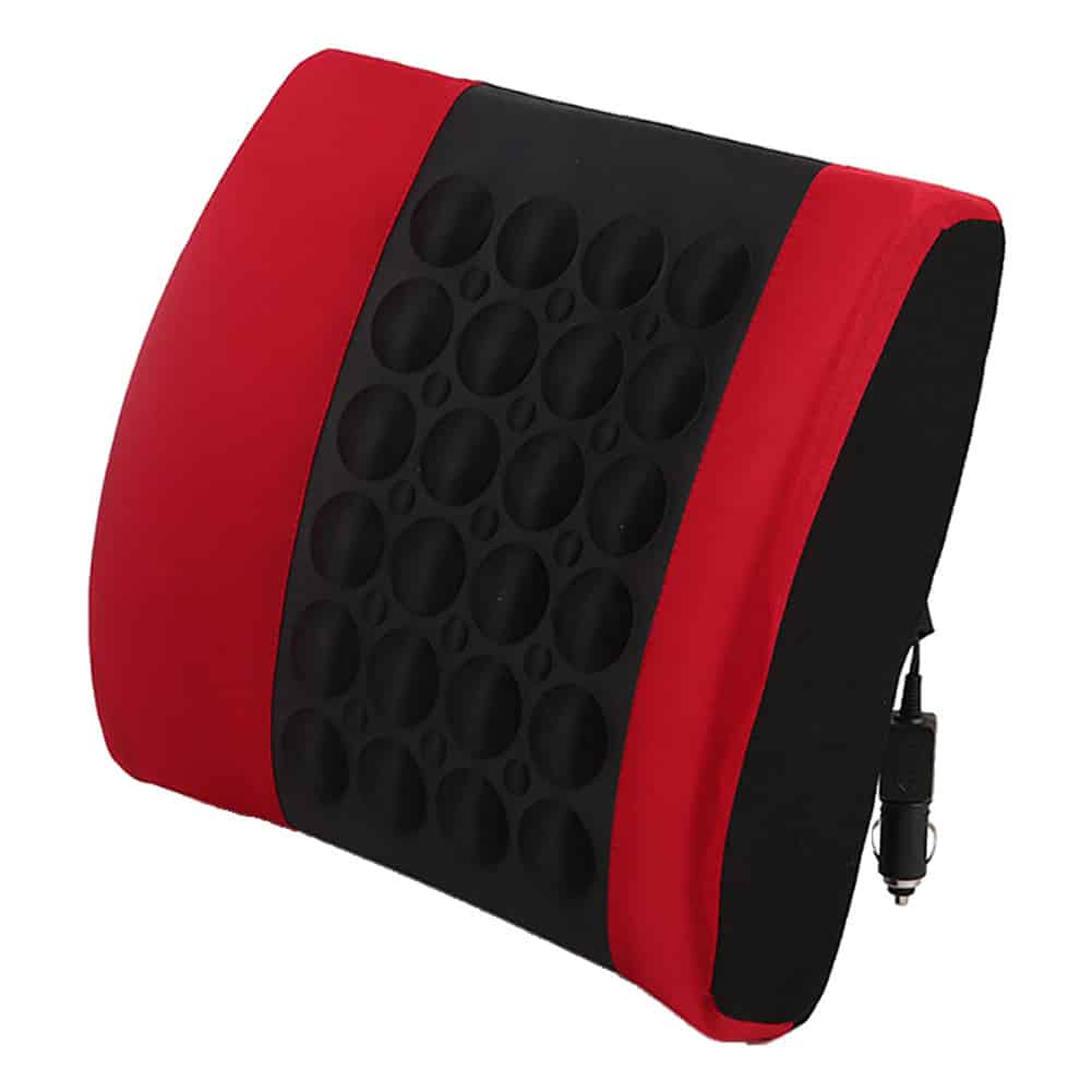Coussin Orthopédique Lombaire Vibrant pour Voiture – Soulagement Instantané en Route