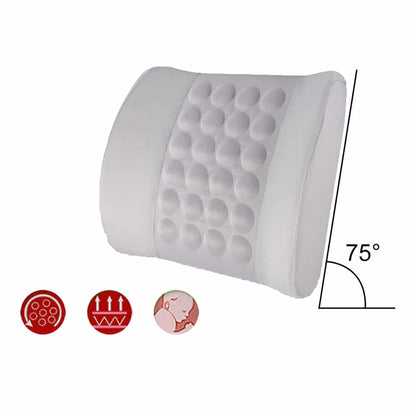 Coussin Orthopédique Lombaire Vibrant pour Voiture – Soulagement Instantané en Route