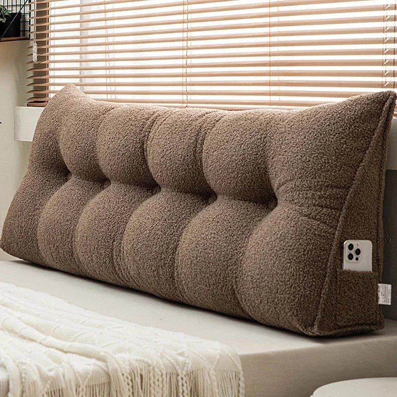 Coussin Traversin pour Lit et Canapé – Soutien Optimal pour la Lecture et le Repos