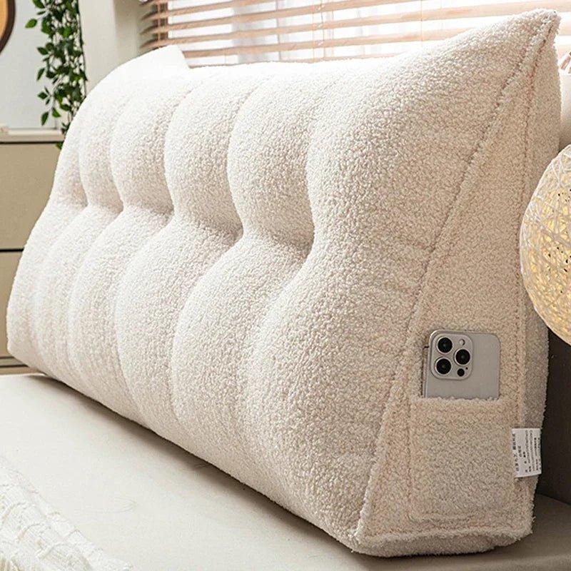 Coussin Traversin pour Lit et Canapé – Soutien Optimal pour la Lecture et le Repos