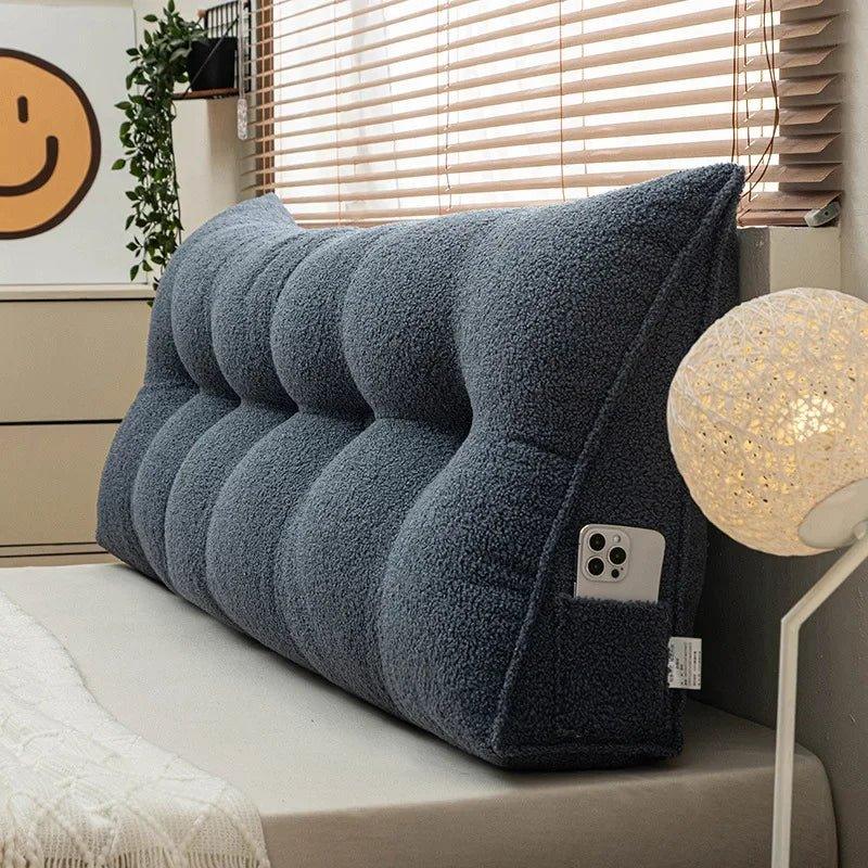 Coussin Traversin pour Lit et Canapé – Soutien Optimal pour la Lecture et le Repos