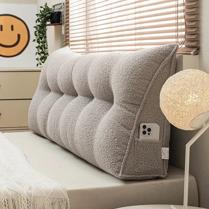 Coussin Traversin pour Lit et Canapé – Soutien Optimal pour la Lecture et le Repos
