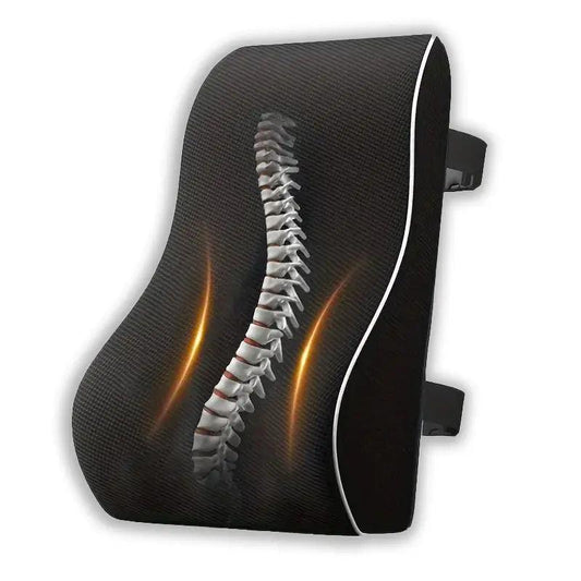 Coussin Voiture pour le Dos – Soutien Ergonomique avec Mousse à Mémoire de Forme
