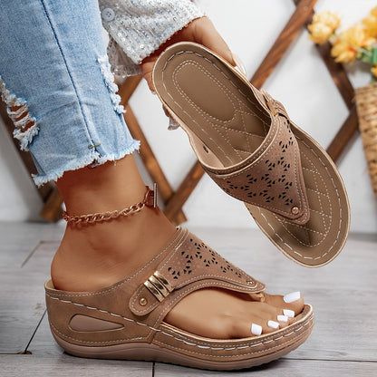 Sandales confortables et orthopédiques pour femmes - Style et maintien en un