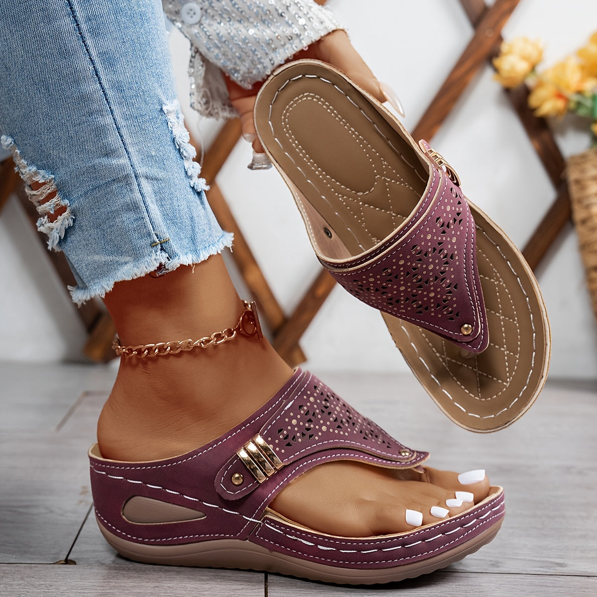 Sandales confortables et orthopédiques pour femmes - Style et maintien en un