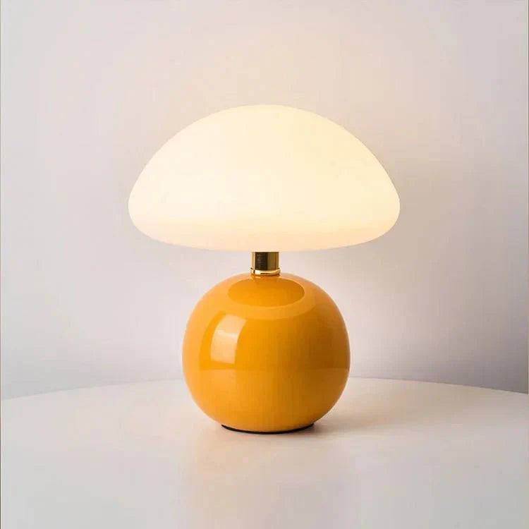 Lampe champignon à la crème française – Élégance et douceur pour votre intérieur
