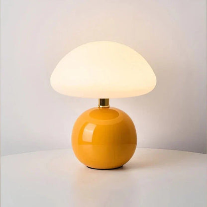 Lampe champignon à la crème française – Élégance et douceur pour votre intérieur