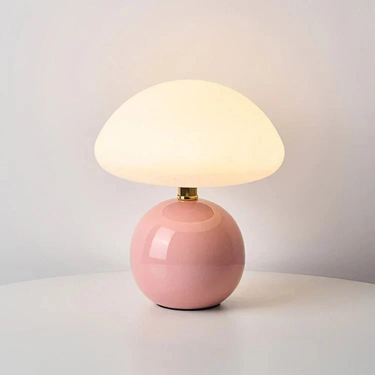 Lampe champignon à la crème française – Élégance et douceur pour votre intérieur