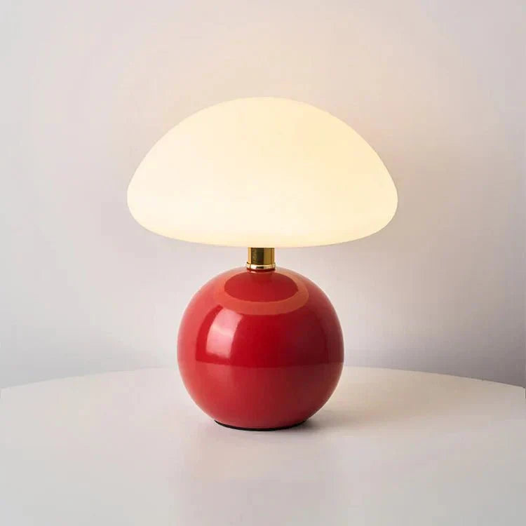 Lampe champignon à la crème française – Élégance et douceur pour votre intérieur