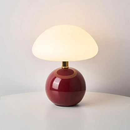 Lampe champignon à la crème française – Élégance et douceur pour votre intérieur