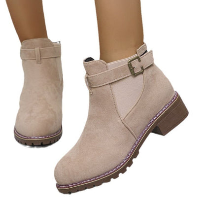 Bottes Martin en Daim Élégantes – Style Chic et Confort au Quotidien