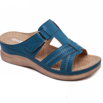 Sandales Femme Confort Ergonomique pour Soulagement des Douleurs Plantaires