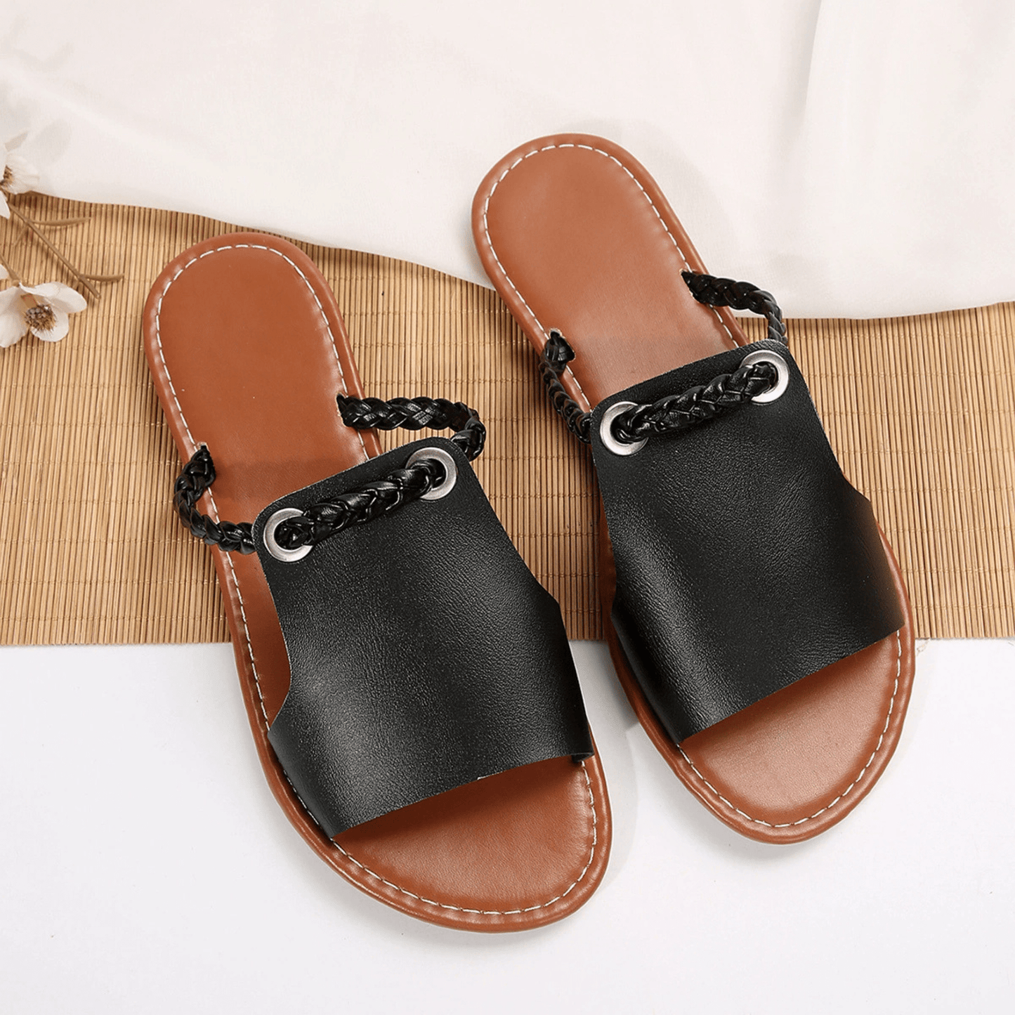 Sandales Femme Style Bohème Chic avec Semelle Confort Orthopédique