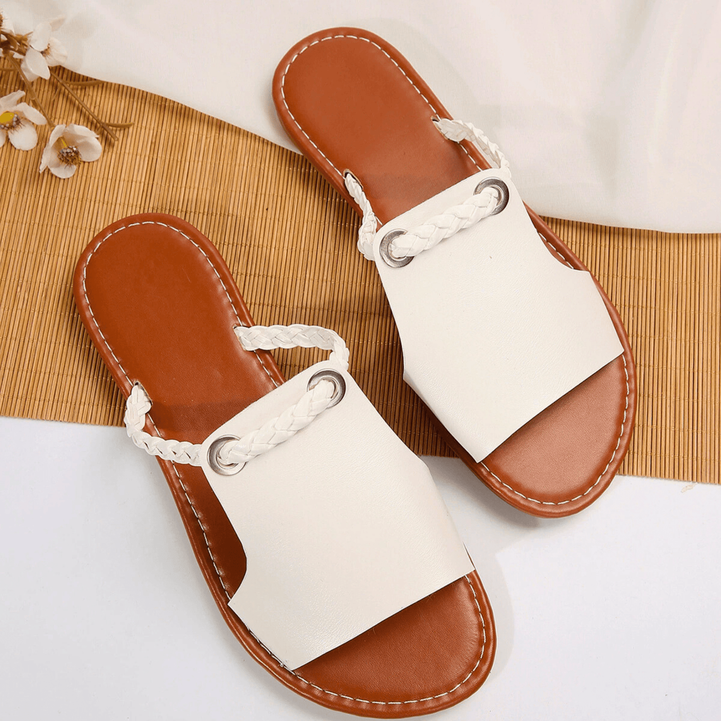 Sandales Femme Style Bohème Chic avec Semelle Confort Orthopédique