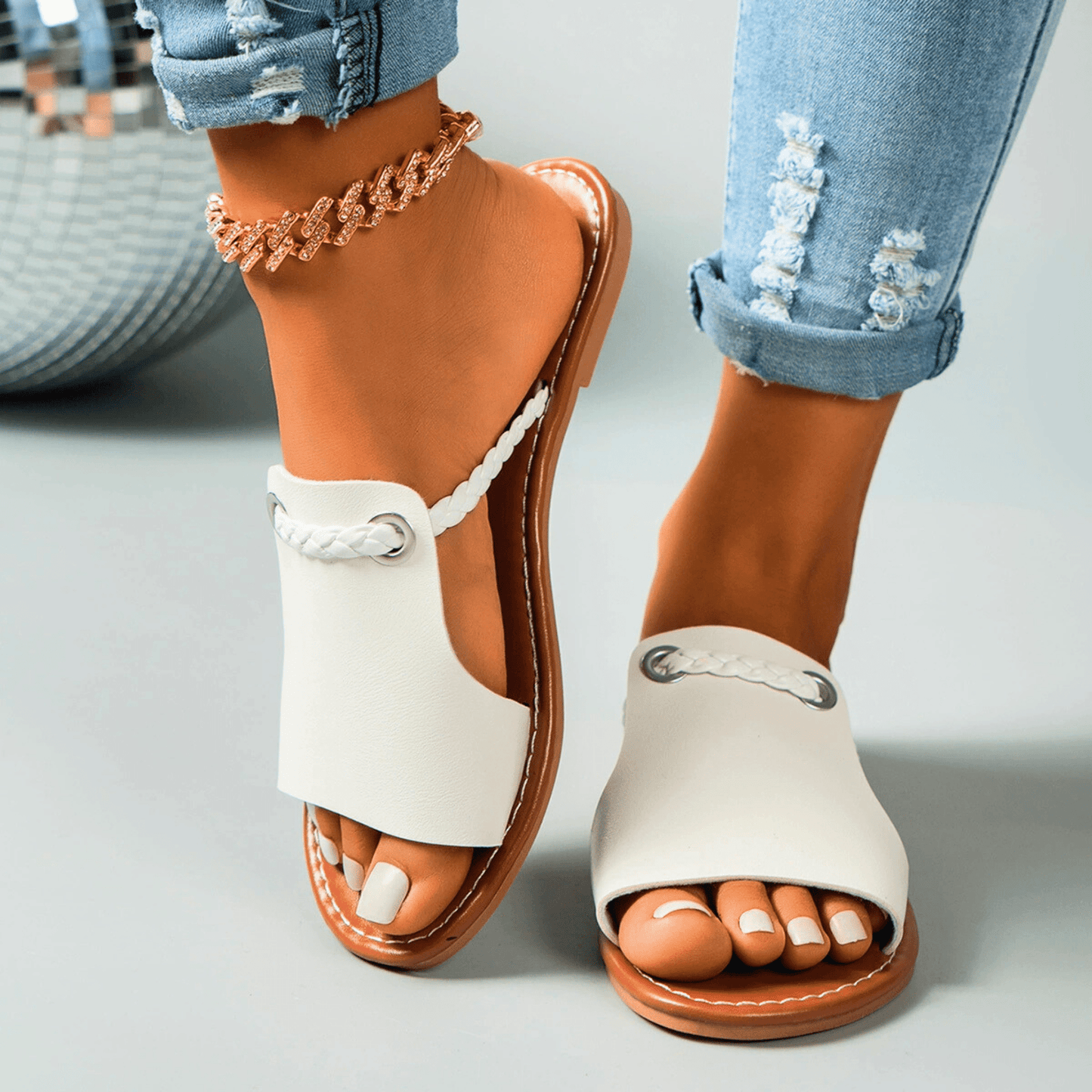 Sandales Femme Style Bohème Chic avec Semelle Confort Orthopédique