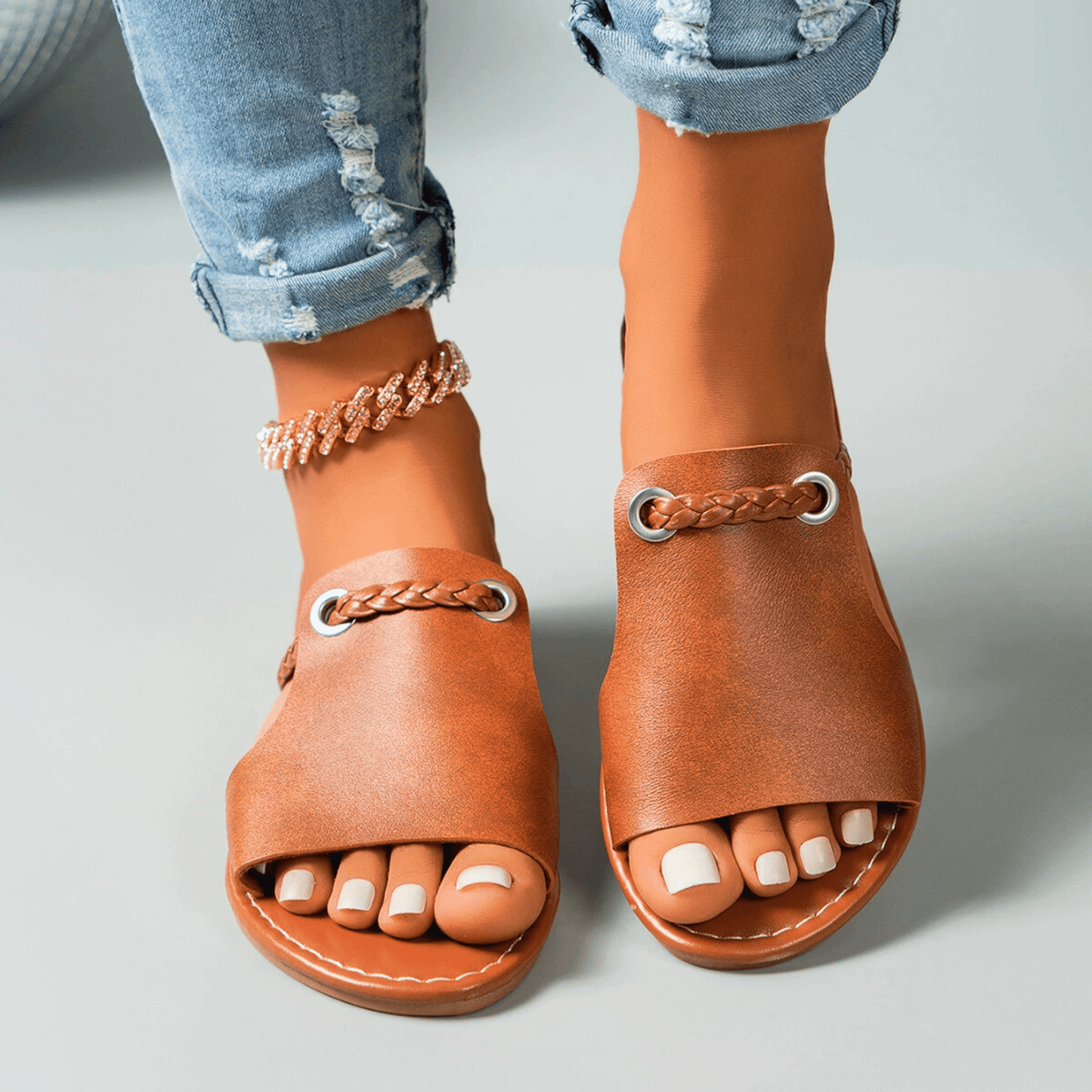 Sandales Femme Style Bohème Chic avec Semelle Confort Orthopédique